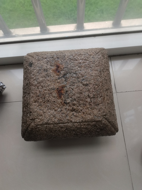 古玩雜項石座真品鑒賞圖