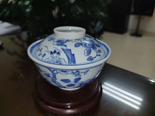 古玩陶瓷青花蓋碗拍賣，當前價格888元