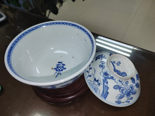 古玩陶瓷青花蓋碗拍賣，當前價格888元