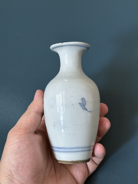 古玩陶瓷博古圖青花瓶真品鑒賞圖