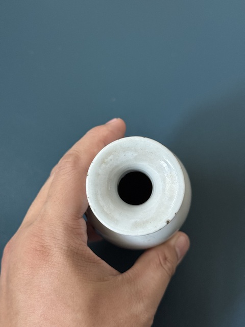 古玩陶瓷博古圖青花瓶真品鑒賞圖