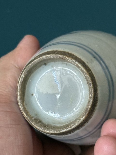 古玩陶瓷博古圖青花瓶真品鑒賞圖