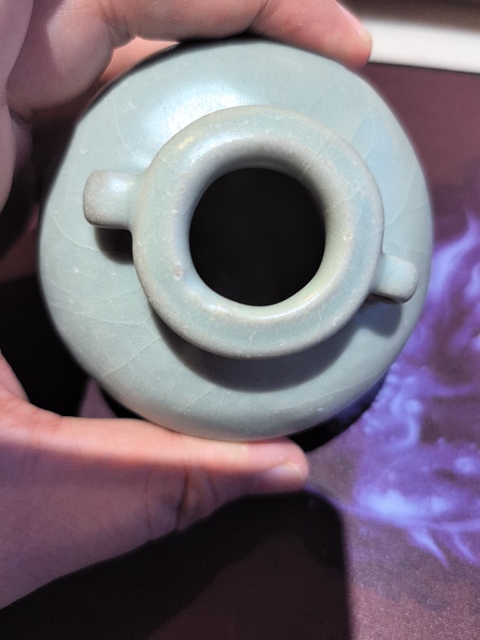 古玩陶瓷龍泉雙系罐真品鑒賞圖