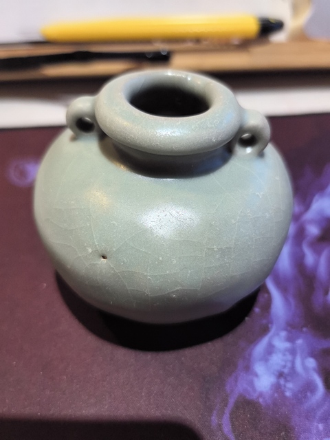 古玩陶瓷龍泉雙系罐真品鑒賞圖