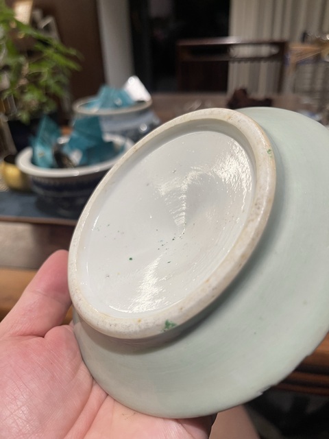 古玩陶瓷清中廣彩器真品鑒賞圖