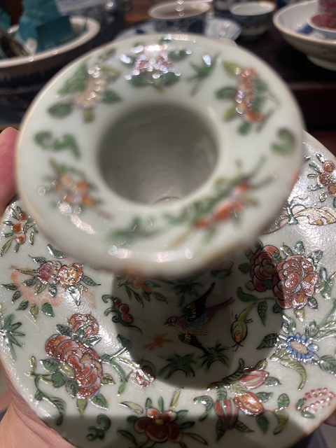 古玩陶瓷清中廣彩器真品鑒賞圖