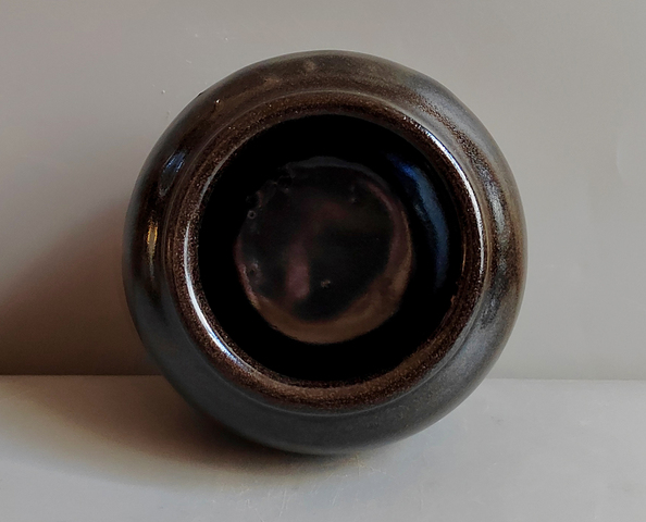 古玩陶瓷明清楊字款茶葉末釉茶入拍賣，當(dāng)前價(jià)格190元