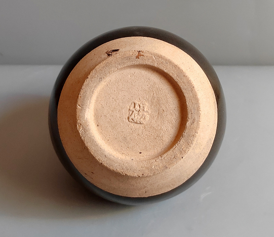 古玩陶瓷明清楊字款茶葉末釉茶入拍賣，當(dāng)前價(jià)格190元