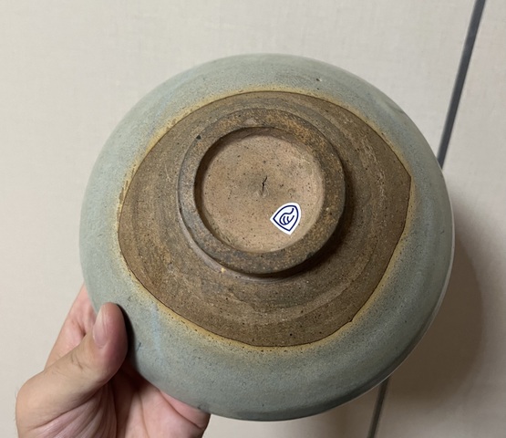 古玩陶瓷元代鈞窯大碗真品鑒賞圖