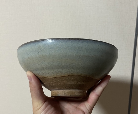 古玩陶瓷元代鈞窯大碗真品鑒賞圖