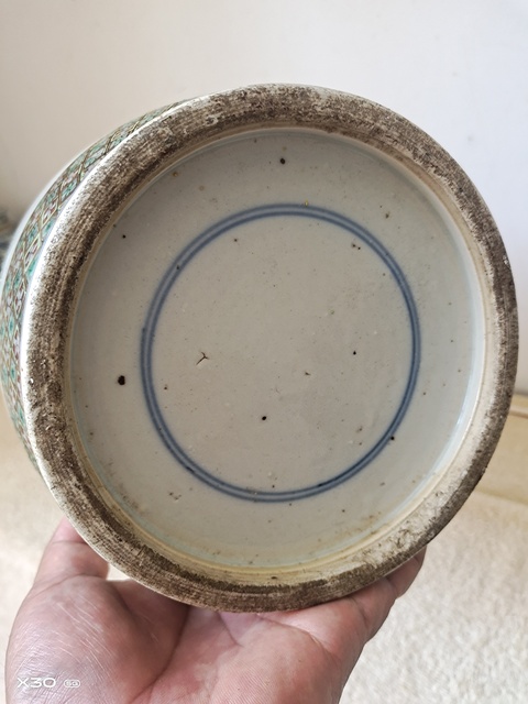 古玩陶瓷人物紋棒槌瓶真品鑒賞圖