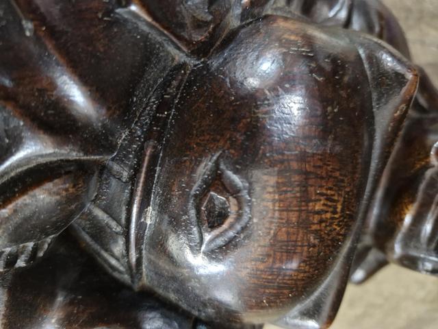 古玩雜項木雕造像真品鑒賞圖