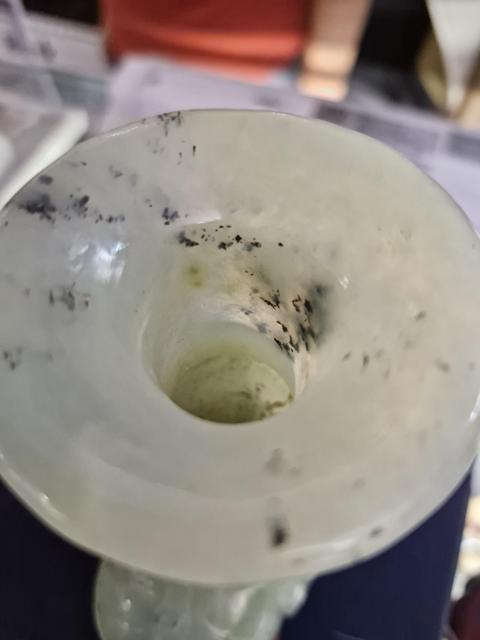 古玩玉器岫玉雕“太平有象”擺件真品鑒賞圖