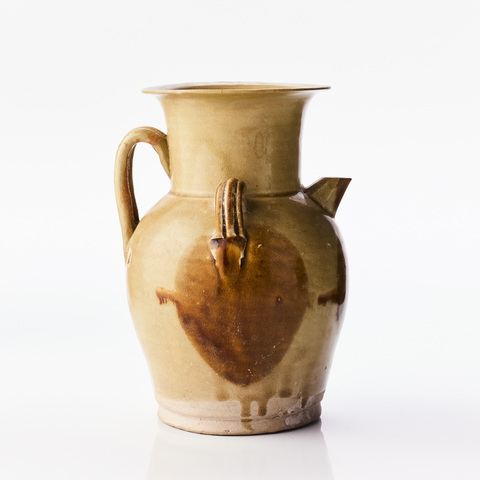 古玩陶瓷長沙窯執壺真品鑒賞圖