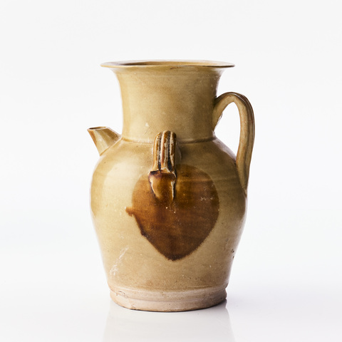 古玩陶瓷長沙窯執壺真品鑒賞圖