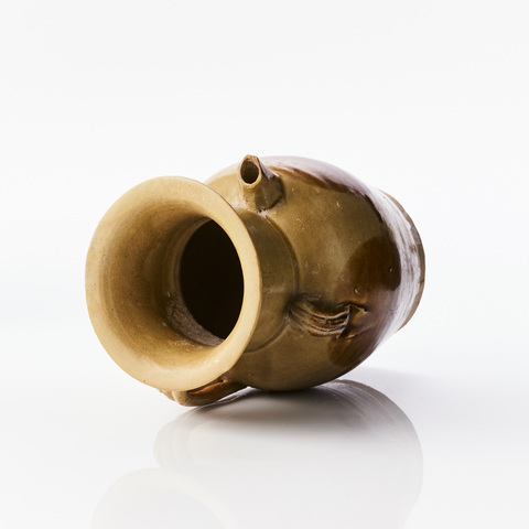 古玩陶瓷長沙窯執壺真品鑒賞圖