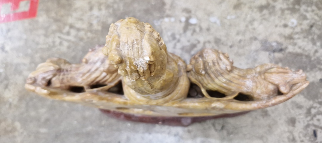 古玩雜項獅子擺件真品鑒賞圖