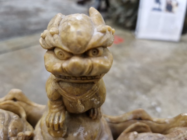 古玩雜項獅子擺件真品鑒賞圖