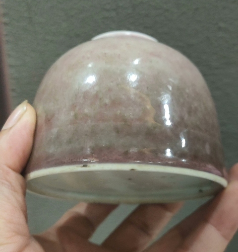 古玩陶瓷豇豆紅水呈真品鑒賞圖