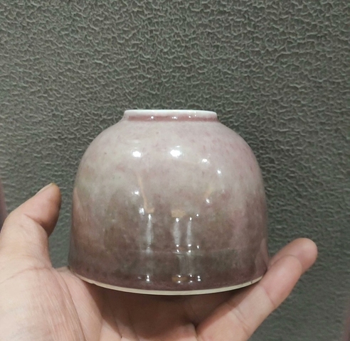 古玩陶瓷豇豆紅水呈真品鑒賞圖