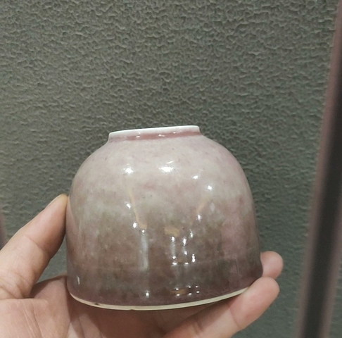 古玩陶瓷豇豆紅水呈真品鑒賞圖