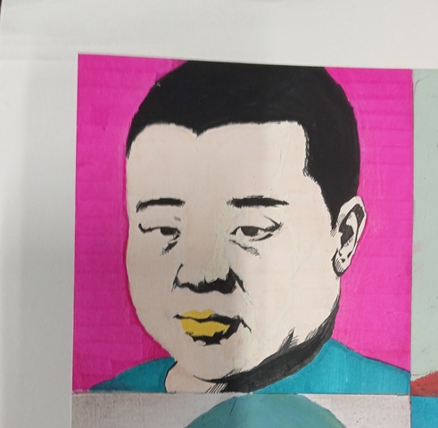 古玩字畫江西青年油畫藝委會副主任羅瑤人物拍賣,當前價格499元
