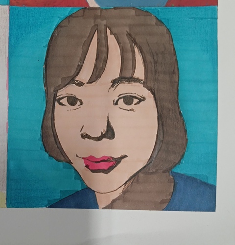 古玩字畫江西青年油畫藝委會副主任羅瑤人物拍賣,當前價格499元