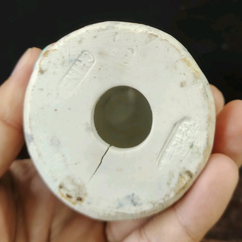 古玩陶瓷民國 粉彩人物瓷塑真品鑒賞圖