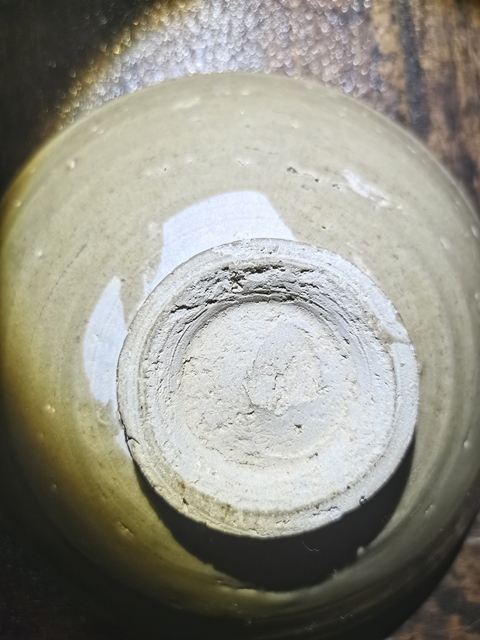 古玩陶瓷青釉刻花斗笠碗真品鑒賞圖