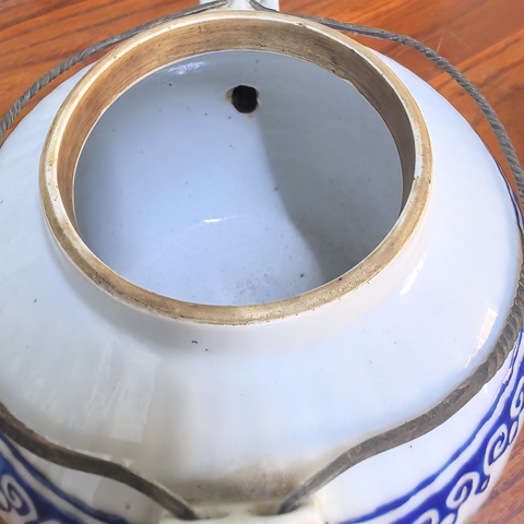 古玩陶瓷粉彩壺真品鑒賞圖