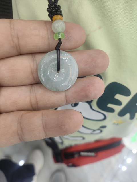 古玩玉器翡翠平安扣真品鑒賞圖