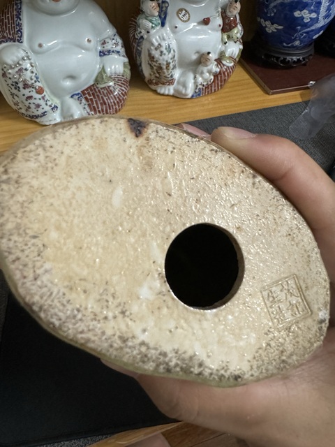 古玩陶瓷民國粉彩觀音坐像拍賣，當前價格4500元