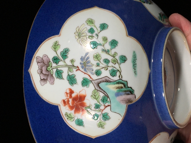 古玩陶瓷晚清碗真品鑒賞圖