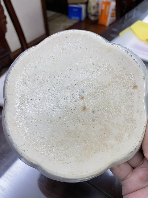 古玩陶瓷乾隆·青花描金山水人物紋花口杯碟一套 真品鑒賞圖