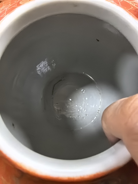 古玩陶瓷珊瑚紅描金花卉紋罐真品鑒賞圖