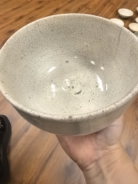 古玩陶瓷哥釉缽真品鑒賞圖