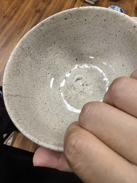 古玩陶瓷哥釉缽真品鑒賞圖