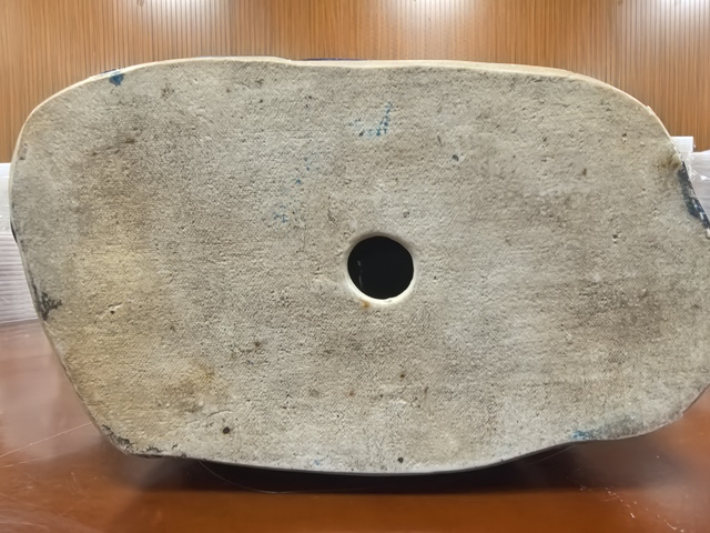古玩陶瓷孔雀藍彌勒佛真品鑒賞圖