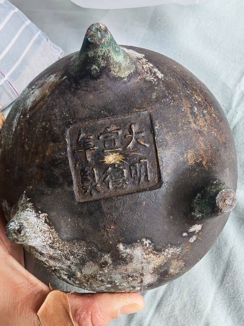 古玩銅器銅爐真品鑒賞圖
