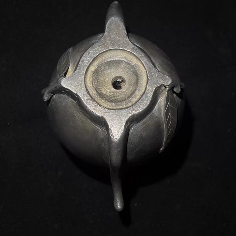 古玩銅器錫制倒流壺真品鑒賞圖