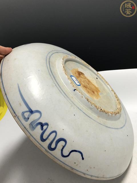 古玩陶瓷明晚·青花花鳥紋大盤拍賣，當前價格58000元