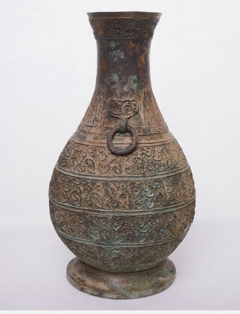 古玩銅器銅尊真品鑒賞圖