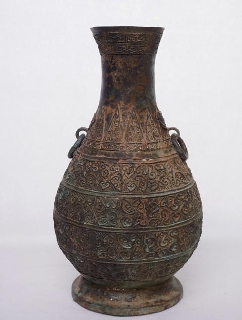 古玩銅器銅尊真品鑒賞圖