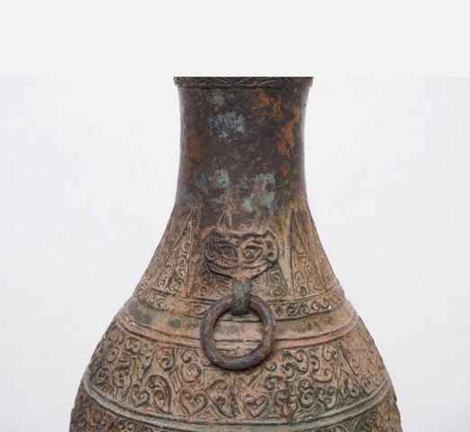 古玩銅器銅尊真品鑒賞圖