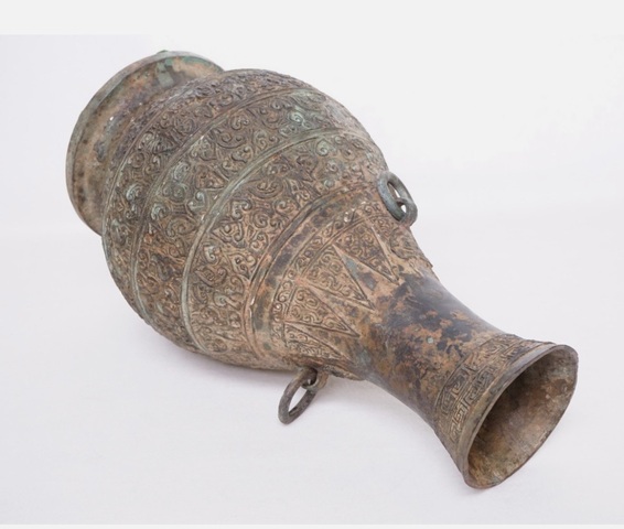 古玩銅器銅尊真品鑒賞圖
