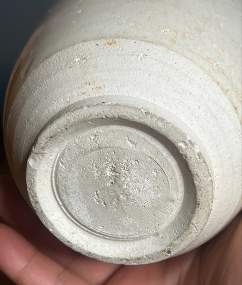 古玩陶瓷青白釉鼓釘罐真品鑒賞圖