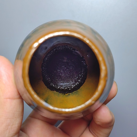 古玩陶瓷清代，磁州窯雞心罐拍賣，當(dāng)前價(jià)格288元