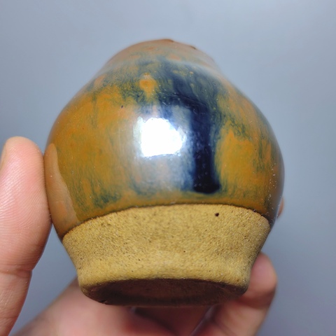 古玩陶瓷清代，磁州窯雞心罐拍賣，當(dāng)前價(jià)格288元