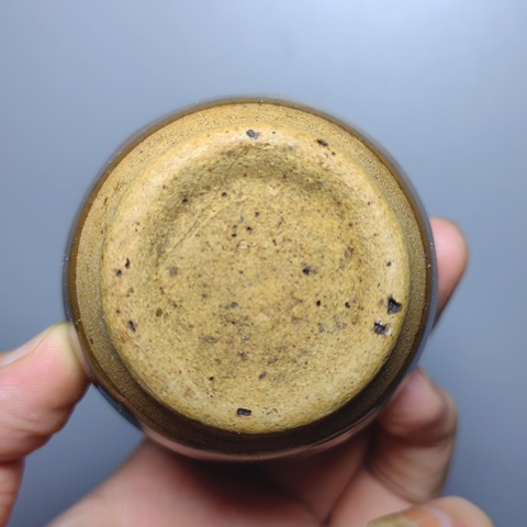 古玩陶瓷清代，磁州窯雞心罐拍賣，當(dāng)前價(jià)格288元