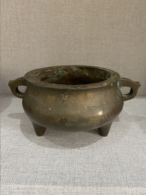 古玩雜項雙耳香爐真品鑒賞圖